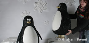 polystyrene penguins - penguens