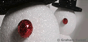 polystyrene snowmen