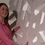 Polystyrene snowflakes, click here for more info.