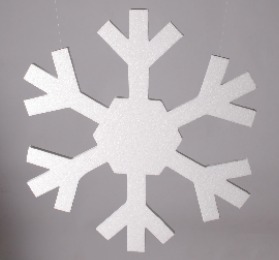 giant snowflakes, christmas display