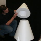 polystyrene christmas tree prop - self assembly