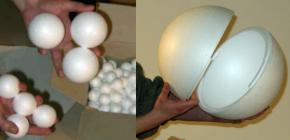 polystyrene ( styrofoam /  foam ) balls / spheres. 