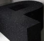 styrofoam letter - glittered