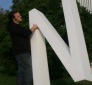 gianl polystyrene letter