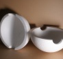 polystyrene sphere, in 2 halves - hollow