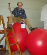 giant polystyrene eggs