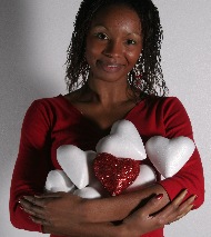 small moulded polly hears - ideal for craft