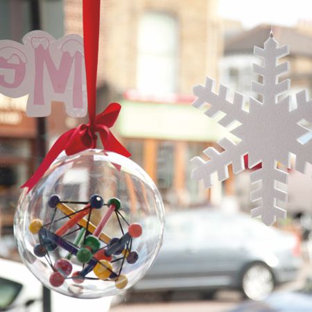 clear plastic balls for instore and shop window display