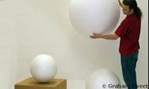 polystyrene / styrofoam balls / spheres. from 20 mm diameter to over 2000mm ( over 6 feet ) diameter. all FRA polystyrene.