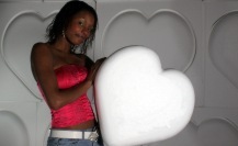 polystyrene hearts
