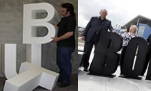 polystyrene / styrofoam lettering - for photo shoots, instore displays, signs, event theming