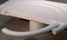 specialist cutting of polystyrene / styrofoam. including curved / radiused coving, dragons tooth and other cuts.