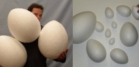 polystyrene Eggs