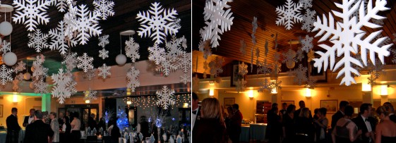 Polystyrene Snowflakes