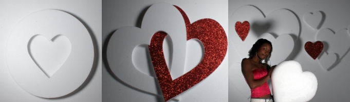 Polystyrene Hearts