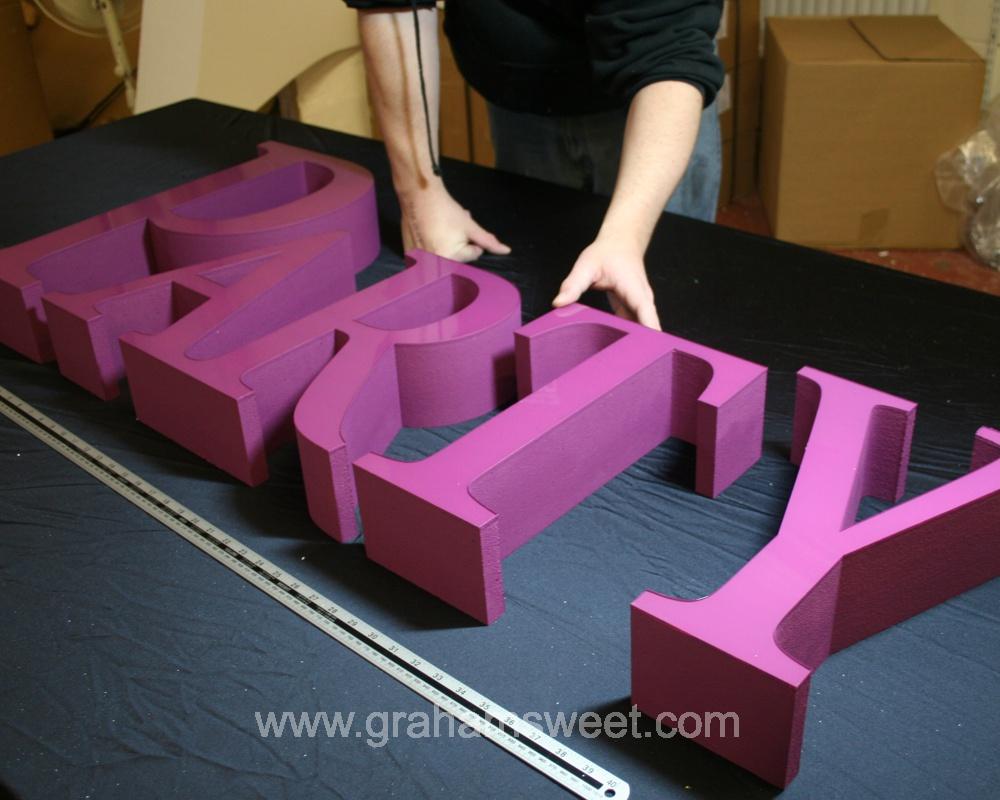 pantone matched - acrylic faced letters2