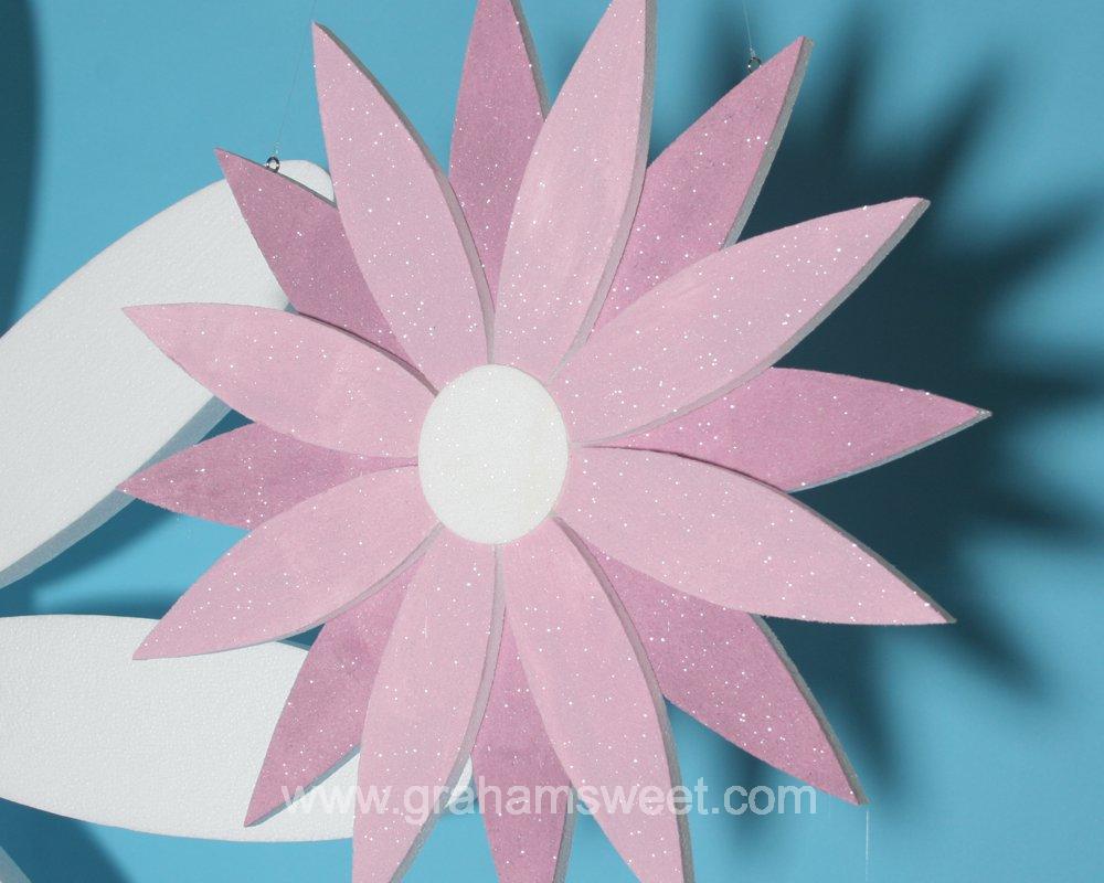 Polystyrene Flower - for spring and summer display ideas