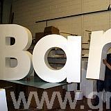 1500 mm high EPS Bar letters