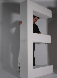 giant polystyrene letter