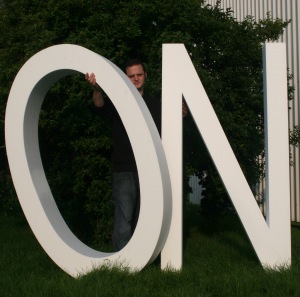 giant polystyrene letters- click for enlargment