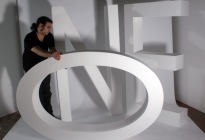 large styrofoam letters
