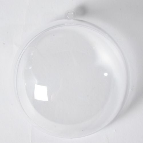 80 mm Clear Plastic Ball - pack of 10