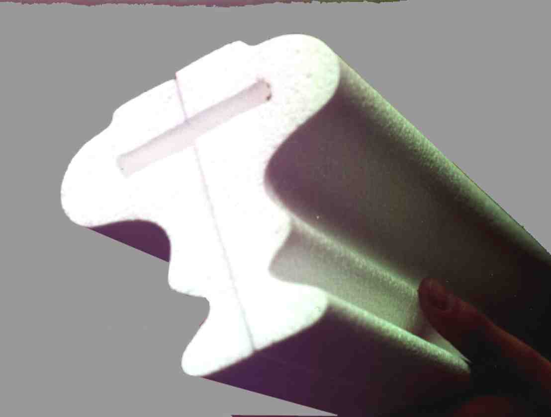 extruded strofoam coving