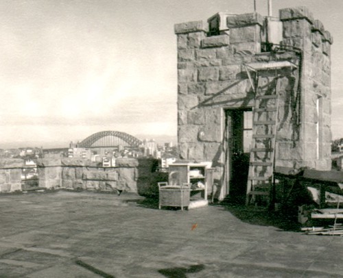 Grahams Tower overlooking sydney harbour