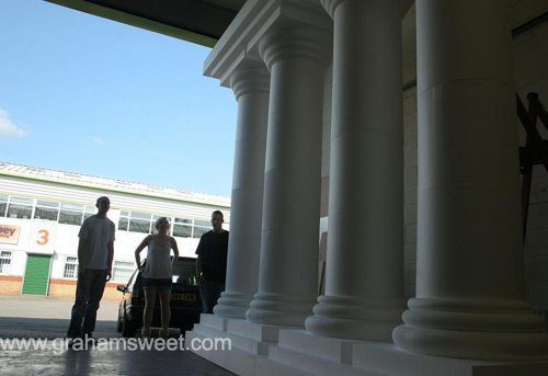 16 foot tall giant polystyrene columns