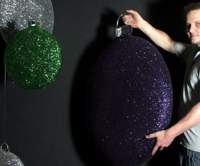 glittered balls