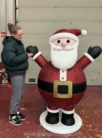 Father Christmas prop during manufacture