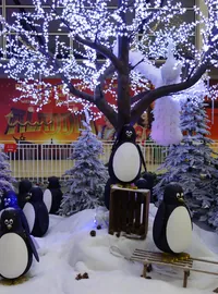 Winter wonderland props for Vibration Group