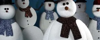 Christmas snowman display props