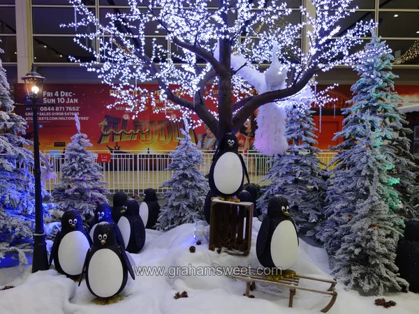 Christmas display props produced for an agency