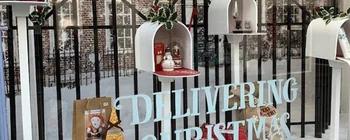Bespoke Christmas mailboxes at Creaseys