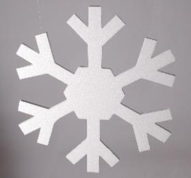 giant snowflakes, christmas display