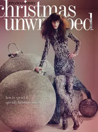 Christmas props used for an HTSI cover shoot