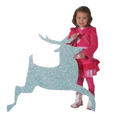 polystyrene reindeer for display