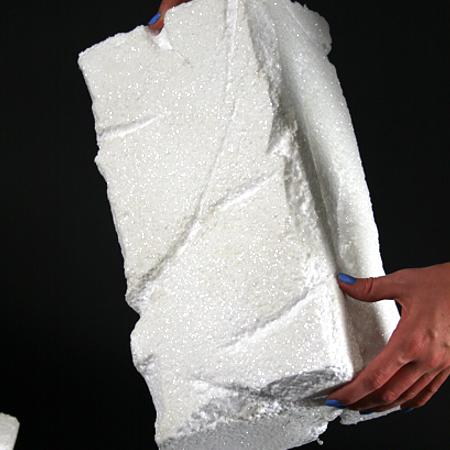 polystyrene ice bricks
