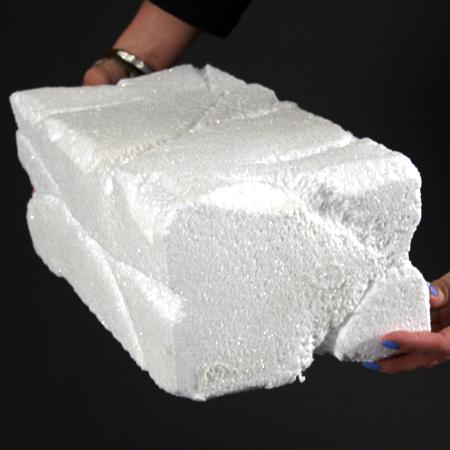 polystyrene ice building display blocks