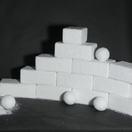 polystyrene snow blocks