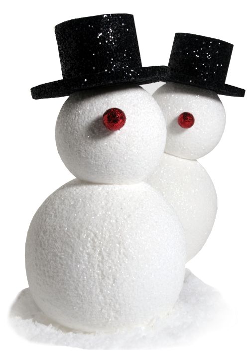 Polystyrene Snowman - 2ball
