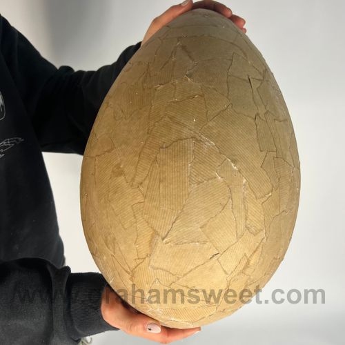 Papier Mache effect easter egg props