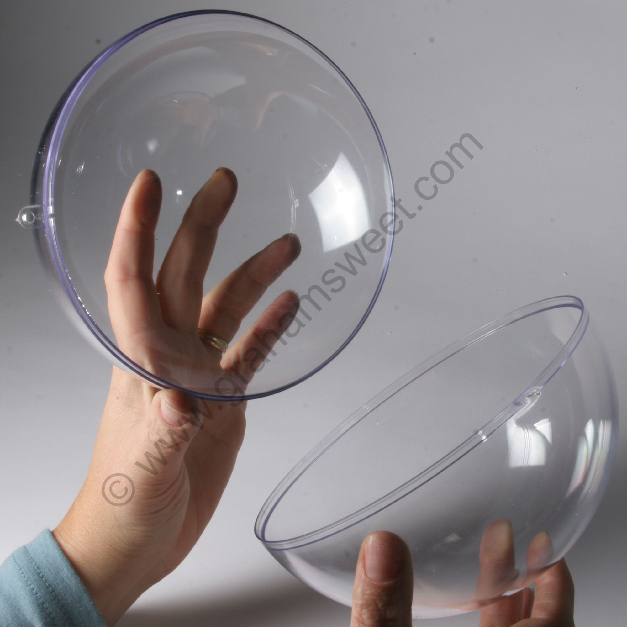 180mm diameter clear plastic ball