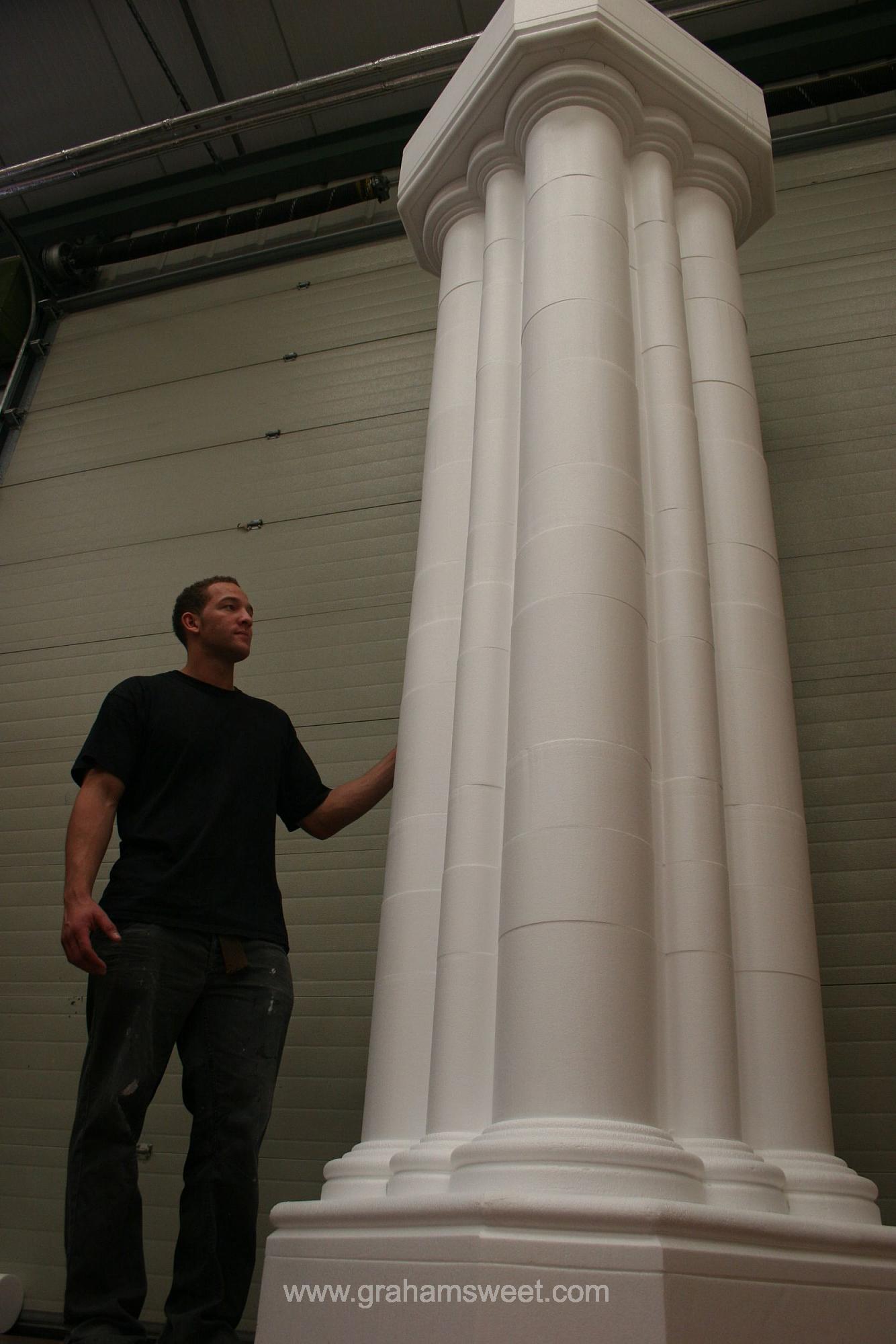 16 foot tall polystyrene tower