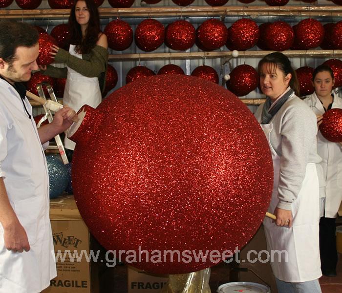 1200 mm diameter polystyrene bauble