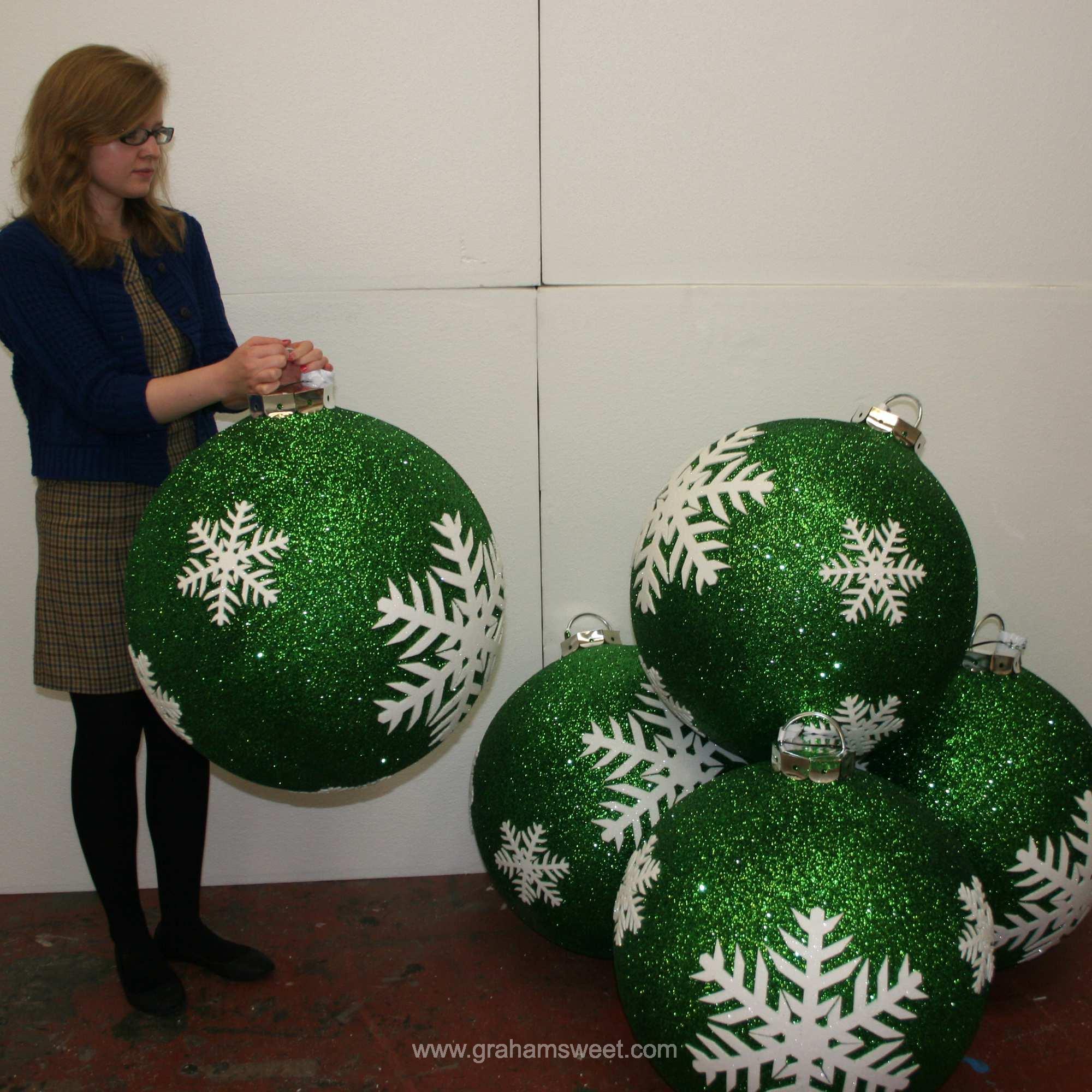 snowflake baubles