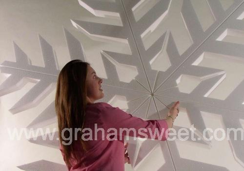 2000mm tall snowflakes design SF52P