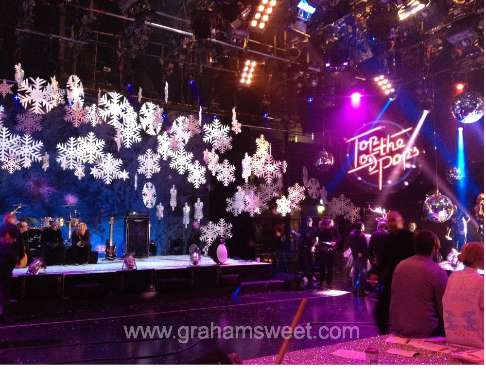 Plain snowflakes for Top of the Pops 2012 04