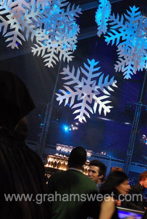 Snowflakes at Norman Foster architects London - 3